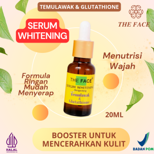Glowing Serum Temulawak Pemutih with Glutathione 20ml With Anti Aging