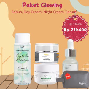 Paket Glowing By Reglow dr Shindy ( 1 serum 1nc 1dc 1fw)