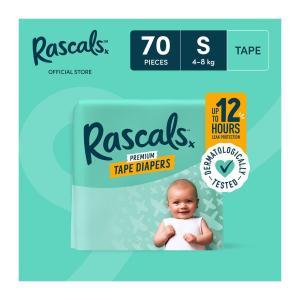 Rascals Tape Diaper Small Single - 70 PCS