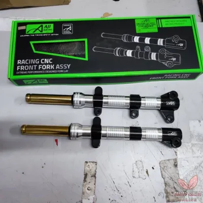 GOLD Fock AJI RACING FRONT LAY FORK SET PNP LC135 4S / Y15 & Y16 / RS150 /SRL115 FI / EGO /WAVE100 EX5 DREAM RSX