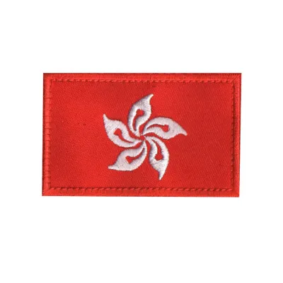 Patch_velcro cờ các nước Châu Á dán quần áo_ba lô