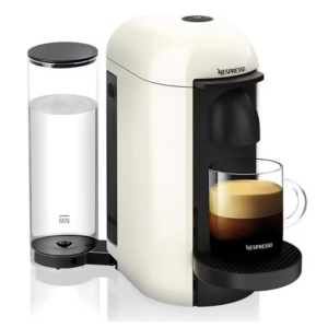 เครื่องชงกาแฟแคปซูลอัตโนมัติ Nespresso Vertuo Plus ระบบหมุนสกัดกาแฟ Centrifusion™ รองรับหลายขนาดแก้ว พร้อมแทงก์น้ำขนาดใหญ่ 1.2 ลิตร