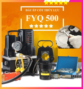 Đầu Ép Cos Thủy Lực FYQ500 (Kèm Sẵn Bơm Tay CP180) - Phạm Vi Ép 16-500mm2 - Hàng Chuyên Dụng Cho Thợ - Bảo Hành 6 Tháng