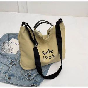 Tas Tote Bag Wanita Import Tas Bahu Cewek Kanvas Shoulder Bag Kapasitas Besar Tas Selempang Wanita 219104 1910