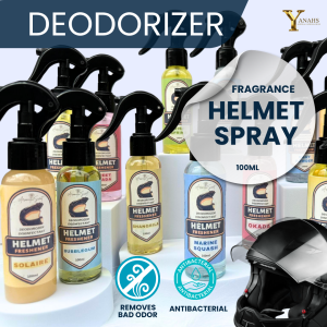 100ml Helmet Spray – Deodorizer Freshener & Antibacterial Disinfectant