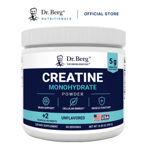 Dr. Berg Nutritionals Creatine Monohydrate - Unflavoured 50 Servings