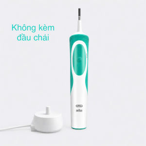 Bàn chải điện Máy đánh răng Oral B chính hãng tặng 4 đầu thay và hộp đựng du lịch. Đầu thay bàn chả