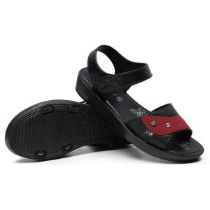 [Free Shipping] New Style Plastic Sandals For Women Summer Wedge Heels Comfortable For Middle-Aged And Elderly Women Flat-Soled With Hollow Design Non-Slip Suitable For Work And Outdoor Wear Available In Large Sizes And With An Open-Toe Design