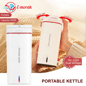 E-Morah Dual Voltage Travel Electric Kettle Mini Portable Electric Thermal Insulation Water Kettle