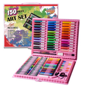 SG EmmAmy® 208pcs 150pcs/set Children Art Set Marker Drawing Painting Water Color Pencil Crayon Goodie Bag Stationery Set[Childrens Day gifts]