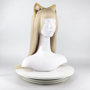 Handmade Wolf Ear Headbands Kitten Girl Cosplay Headwear Beast Ears Fursuit Masquerades Halloween Cosplay Party