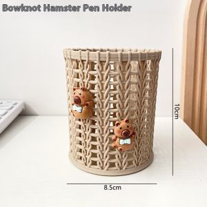 SEA JJT กระบอกใส่ดินสอหนูน้อยน่ารักทรงหมวกส้ม ออกแบบน่ารัก เหมาะสำหรับนักเรียนและใช้ในสำนักงาน