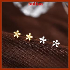 huilun 1Pair Minimalism Earrings Mini Small Flowers Ear Stud For Women Fashion Stud Earrings Jewelry Birthday Gift