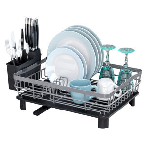 LZD  Kitchen Dish Draining Rack Tableware Storage Rack Tableware Drainer Draining Basket Sink Dishwasher Rack