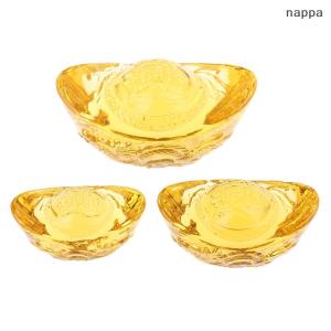 ✨[nappa] จีนฮวงจุ้ยหยวน Bao มังกรรูปแบบ Ingot Lucky Blessing หน้าแรกเครื่องประดับ