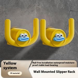 Hellobabyu hoạt hình treo tường giá treo dày giá cho phòng tắm thiết kế tiết kiệm không gian nhanh khô