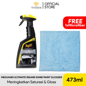 Meguiars Ultimate Insane Shine Paint Glosser GRATIS MICROFIBER Meningkatkan Saturasi dan Gloss