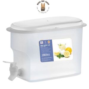 Bình nước để tủ lạnh 3500ml Việt Nhật hàng chất lượng cao Bình nước có vòi làm từ nhựa thực phẩm PP
