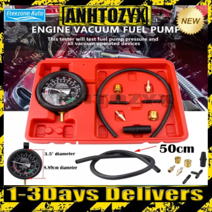 TU1 Car Engine Vacuum Fuel Pump&Vacuum Tester Gauge Carburetor