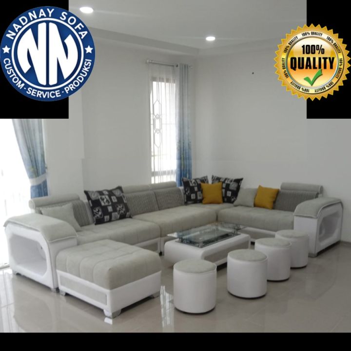 Sofa ruang tamu ukuran jumbo GIANT / Sofa terbaru / sofa | Lazada Indonesia