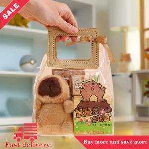 [COD] 1 Set Pen Stickers Notebook Plush Pendants Handbag Final Prizes Stationery Gift Bag For Students Kawaii Capybara Stationery Kit