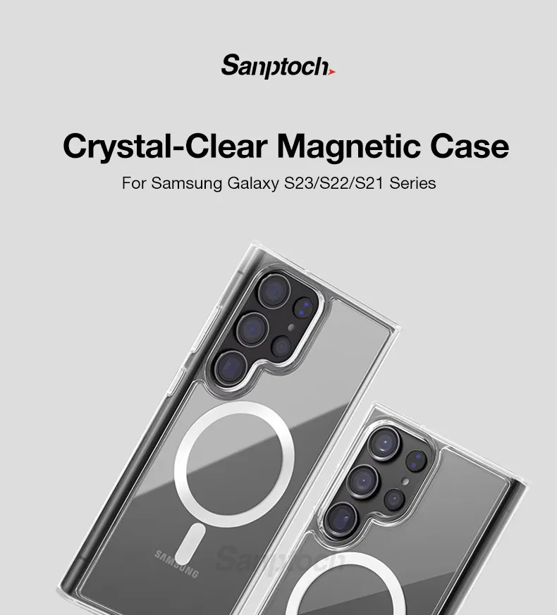 Sanptoch Clear Case With Magsafe For Samsung Galaxy S24 S23