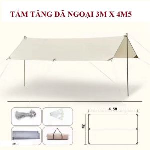 Tấm tăng lều cắm trại tăng lều dã ngoại chống nắng bạt tăng dã ngoại.