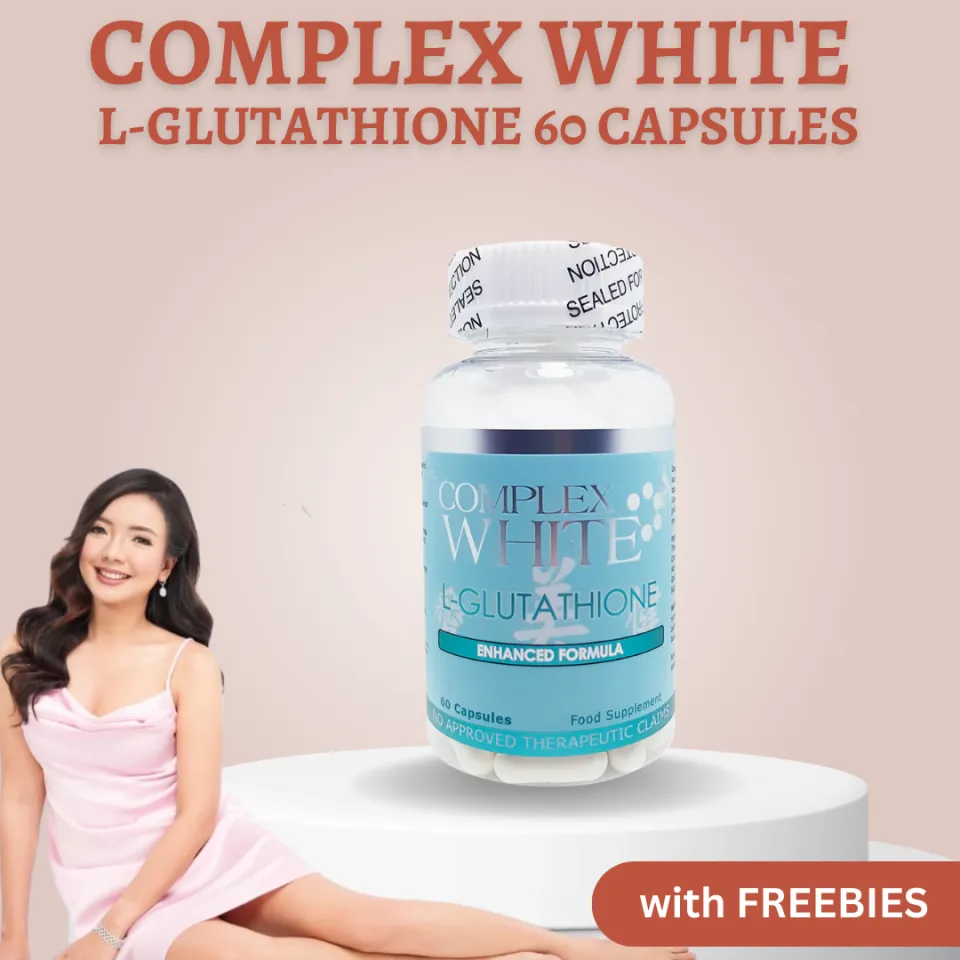 Complex White L Glutathione 60 Capsules glutathione and collagen