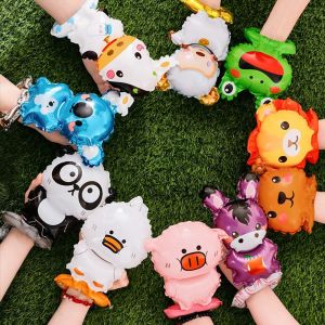 CUTE ELVES Sheep Cartoon Animal Hand Balloon Koala Pig Inflatable Hand Wearing Novelty Funny Panda Wrist Decoration Kindergarten Toy
