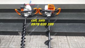 Máy khoan lỗ trồng cây giúp bà con đoà hố nhanh tiết kiệm thời gian