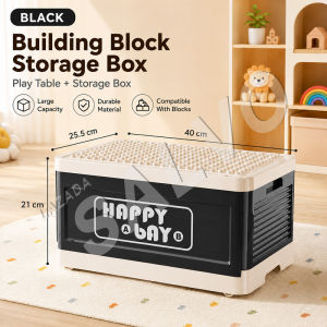 SALVO Toy Storage Box Parts Sorting High-capacity Sorting Box Compatible Building Block Base Plate Minifigures