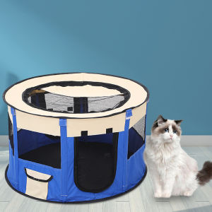 Foldable Pet Delivery round Room Closed Cat House Cat Bed for Small Dogs Puppies Cat Breeding Production Box Cat Nest Pet Products