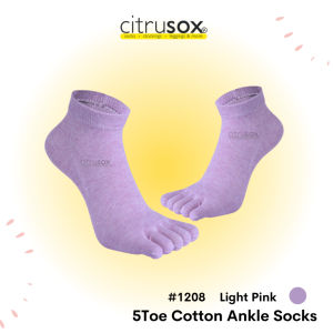 CITRUSOX Basic Cotton Ankle Toe Socks  (22-25 cm EU 36-40) #1208 #hygiene #fingersocks #toesocks #toes #circulation #foothealth