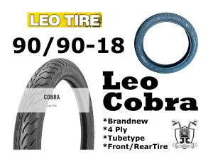 90/90-18 LEO COBRA 4 PLY TUBETYPE LEO TIRE BRANDNEW