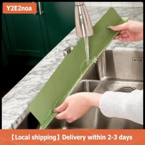 【Local shipping】 1 cái Silicone Bồn Rửa Nhà Bếp Nước giật gân bảo vệ chậu rửa chống giật gân Stopper không thấm nước Splatter Màn hình thanh chống Nước Hội Đồng Quản Trị