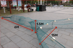 Fishing Net Imported Fishing Net Large  Hukou Net Trawl Folding Fish and Shrimp Cage Sleeve Net