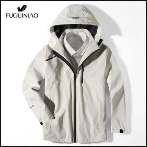 Fuguiniao Hiking Jackets Men Waterproof Clothes Windbreaker Camping Trekking Jacket Outdoor Windproof Coats Male