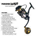Reel Pancing Paradise WAR Power Handle Water Resistance Anti Karat Korosi 1000 2000 3000 4000 6000. 