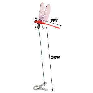 【 Xzinzhan】แมลงปอจำลองการสวมใส่ในใส่คลิปต้านทานข้อผิดพลาดที่หนีบแมลงปอ3D ประดิษฐ์กิ๊บติดหมวกสำหรับดอกกุหลาบแต่งลานบ้านทำสวน