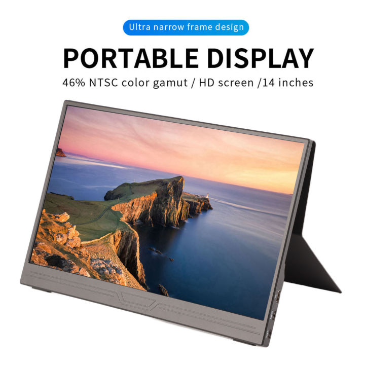 [Wondering] 14inch Portable Monitor FHD Computer Display 1080P 178 ...