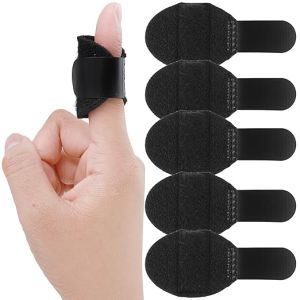 2PCS Adjustable Finger Splint Brace Built-in Aluminum Alloy Mallet Finger Brace for All Fingers Tendon Release Pain Relief