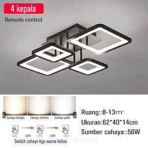 Nordic lampu gantung ruang tamu LED lampu langit-langit kamar tidur lampu hias interior ruang makan 25
