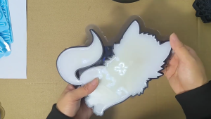 Exquisite Cat Shape Decoration Creating Silicone Mold Durable Silicone Mold for Customized Crafts and Office Decoration