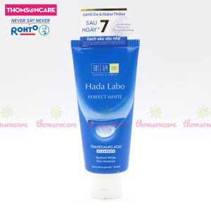 Sữa rửa mặt Hadalabo dưỡng ẩm dưỡng trắng mờ nám tàn nhang srm Hada Labo tuýp 80g