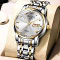 2023(Official Genuine) ORUSS Automatic Movement Men's Watch Dual Calendar Display 30m Waterproof Luminous Men's Watch. 