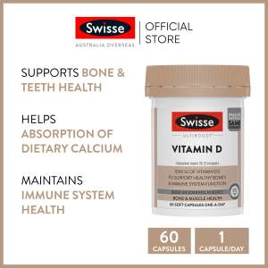 Swisse Ultiboost Vitamin D 60 Soft Capsules(EXP:02 2028)