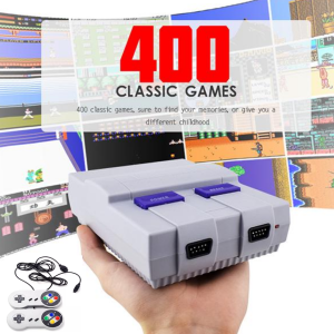Super Mini Game Console Handheld Video TV Game Player Built-in Game 400 Games with Dual Controller