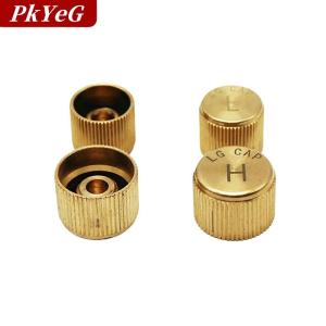 [COD] PkYeG สารทำความเย็นเครื่องปรับอากาศรถยนต์ฝาครอบวาล์วแกนหลักหมวกพอร์ตต่ำสูงด้านข้างอัตโนมัติแรงดันสูงต่ำอุปกรณ์เสริมหมวก