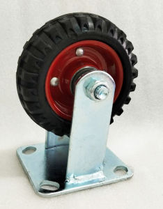 Roda 5 inch karet Kembang (Tetap/Hidup/Rem) Double Bearing heavy Duty/caster/troli/Furniture/Gerobak/pcs