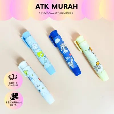 Eraser Lipstik Penghapus Pensil Mekanik Penghapus Bentuk Lipstick Karakter Lucu Mechanical Eraser Hapusan